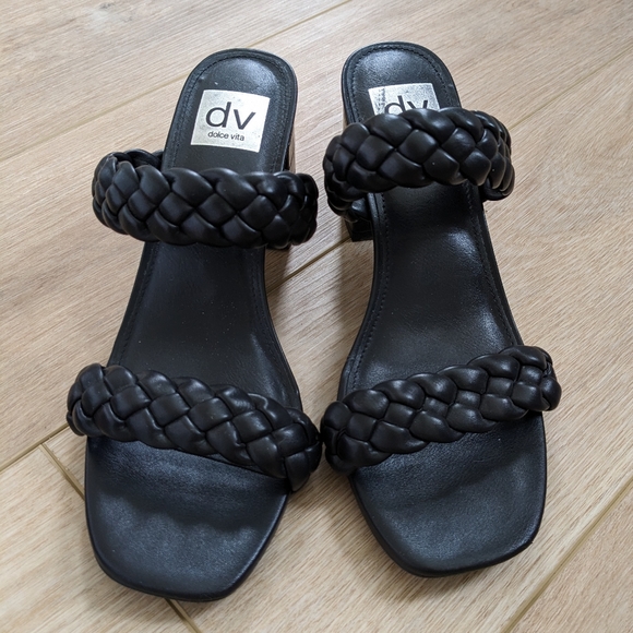 DV by Dolce Vita Shoes - DV by Dolce Vita Tessa Braided Black Tessa Sandals